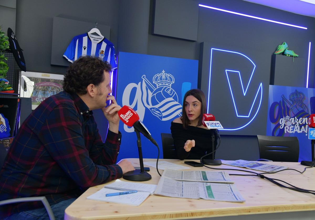 Raúl Melero y Maite Jiménez, en el plató de DV.