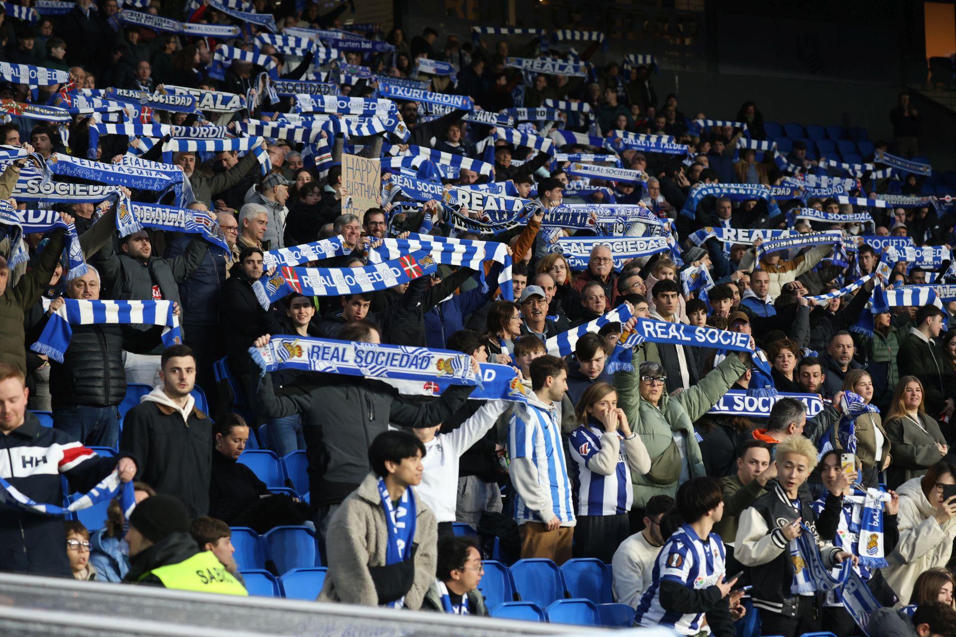 ¿Has estado en el Reale Arena? Búscate en las gradas
