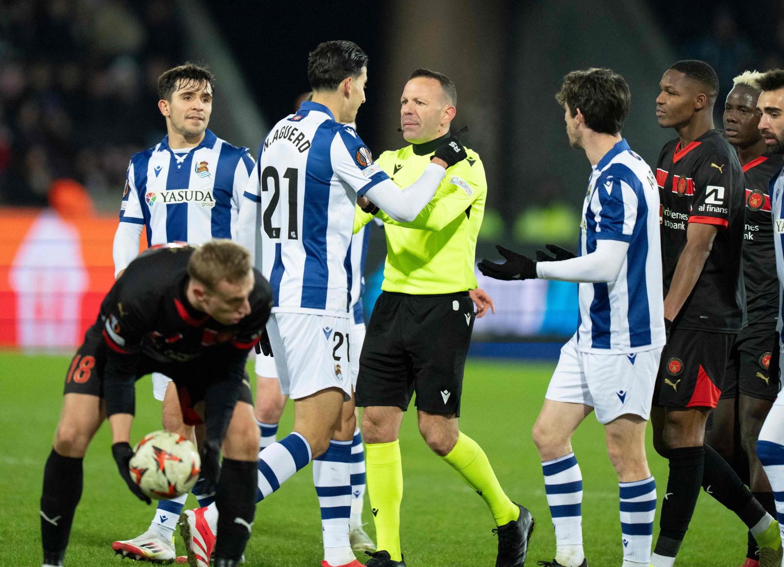 El triunfo de la Real Sociedad ante el Midtjylland, en imágenes