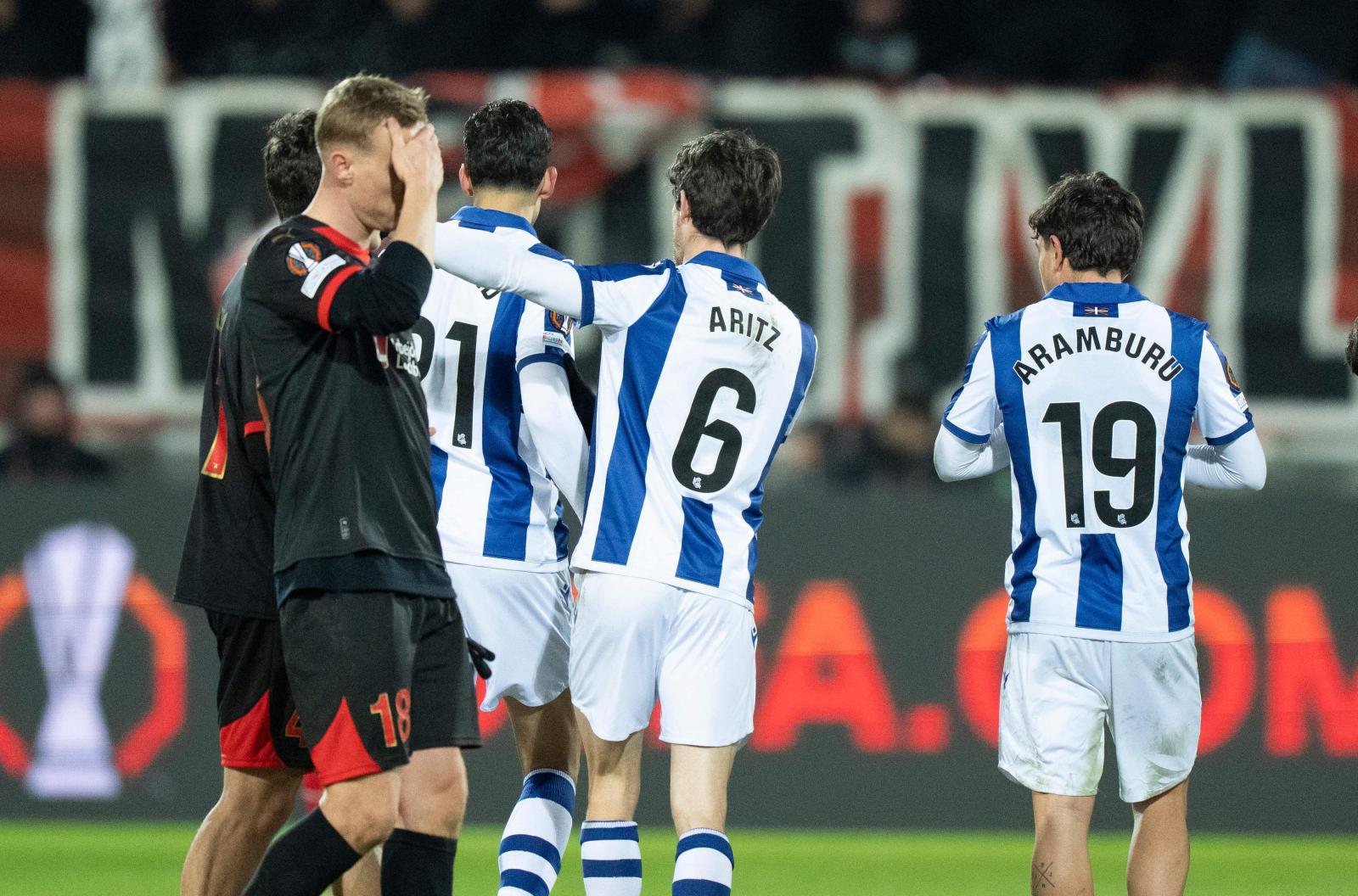 El triunfo de la Real Sociedad ante el Midtjylland, en imágenes