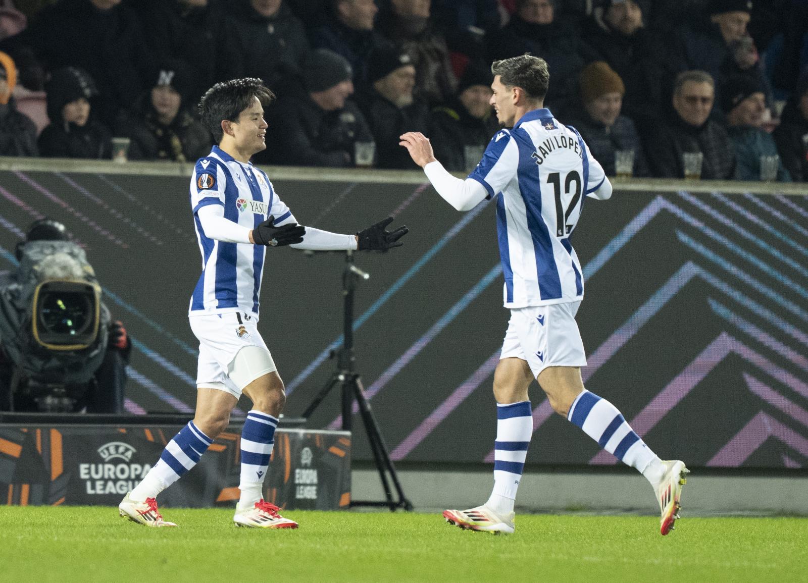 El triunfo de la Real Sociedad ante el Midtjylland, en imágenes