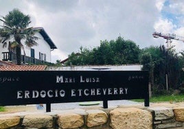 Maria Luixa Erdozioren izena jarri berri diote Azkaineko parke bati.