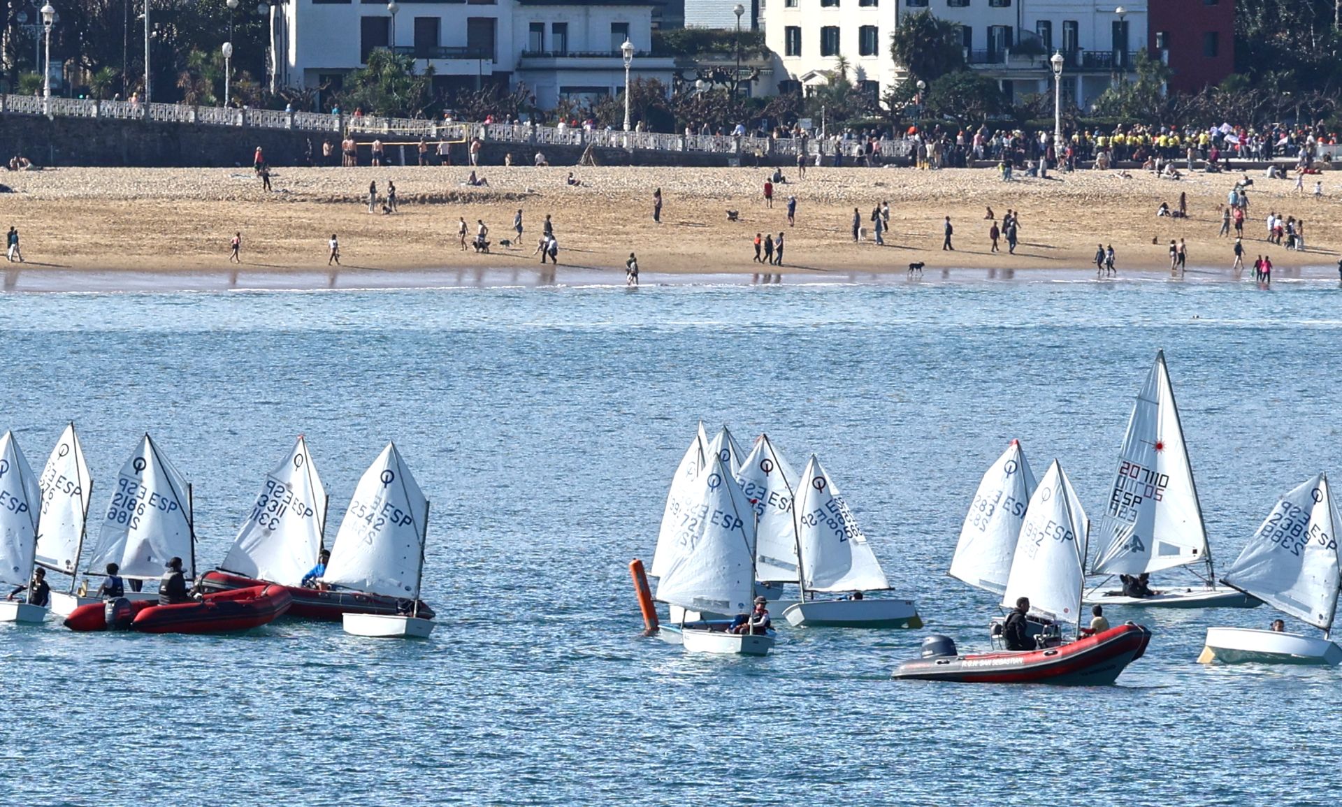Un domingo primaveral en Donostia