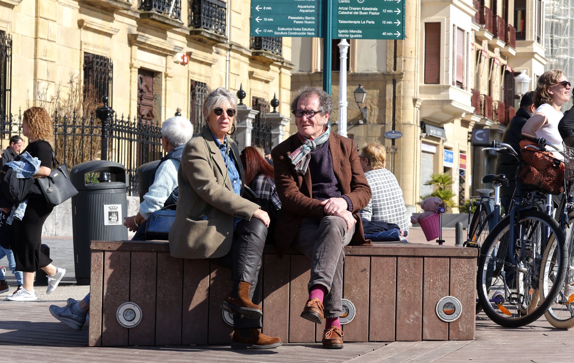 Un domingo primaveral en Donostia