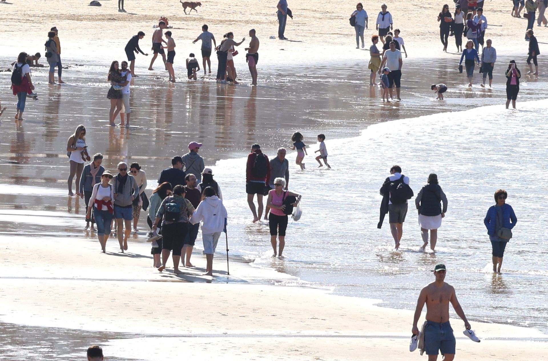 Un domingo primaveral en Donostia