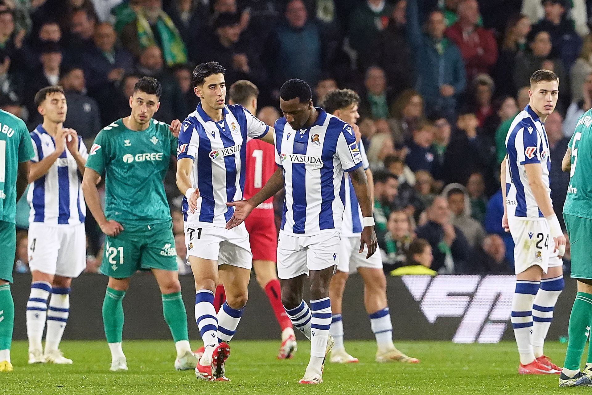 El Betis-Real Sociedad, en imágenes