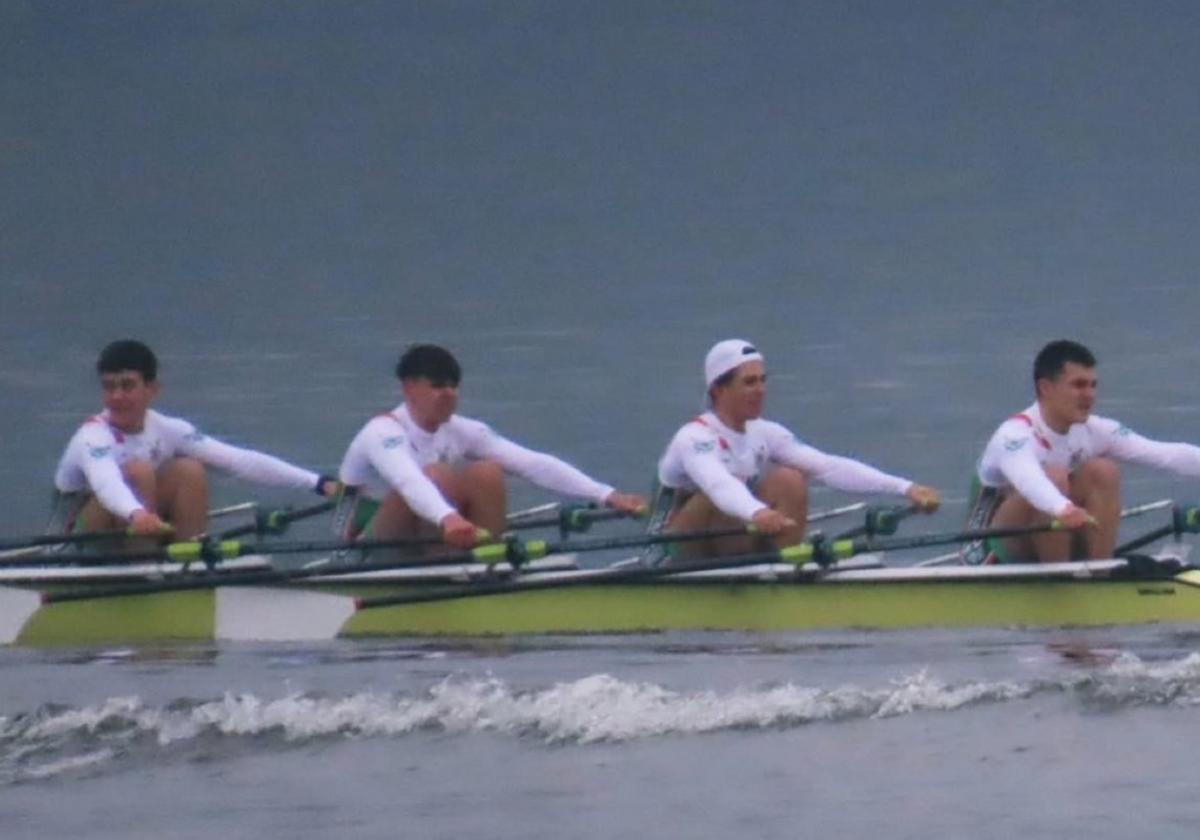 Unax Uralde durante la competición desarrollada en Galicia.