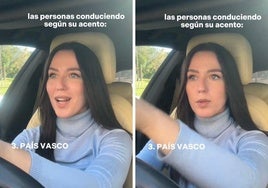 Lorena Garam en su vídeo de humor.