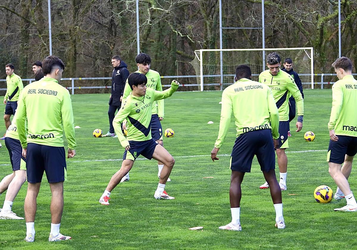 Así ha sido el último entrenamiento antes del partido contra el Leganés