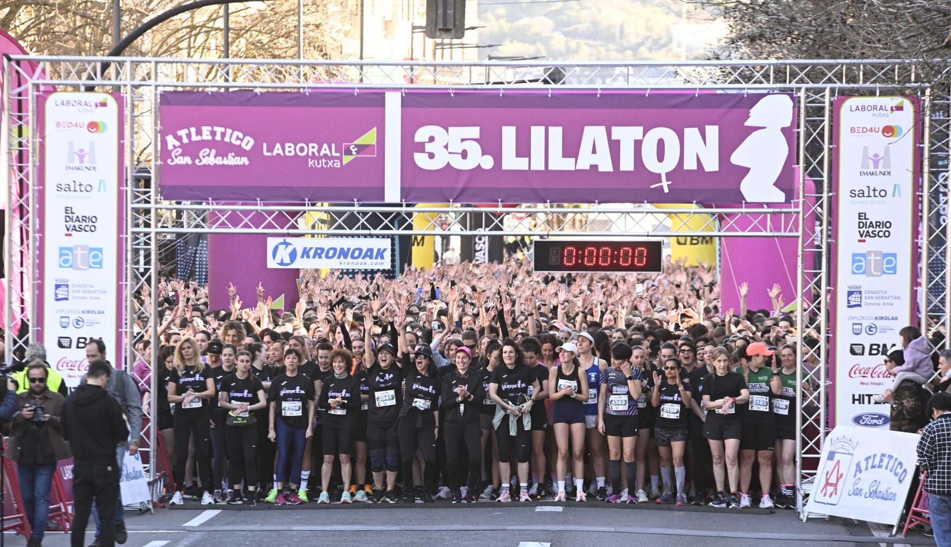 Así se ha vivido la Lilaton donostiarra