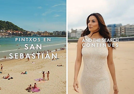 Las imágenes de San Sebastián en el programa de la CNN.