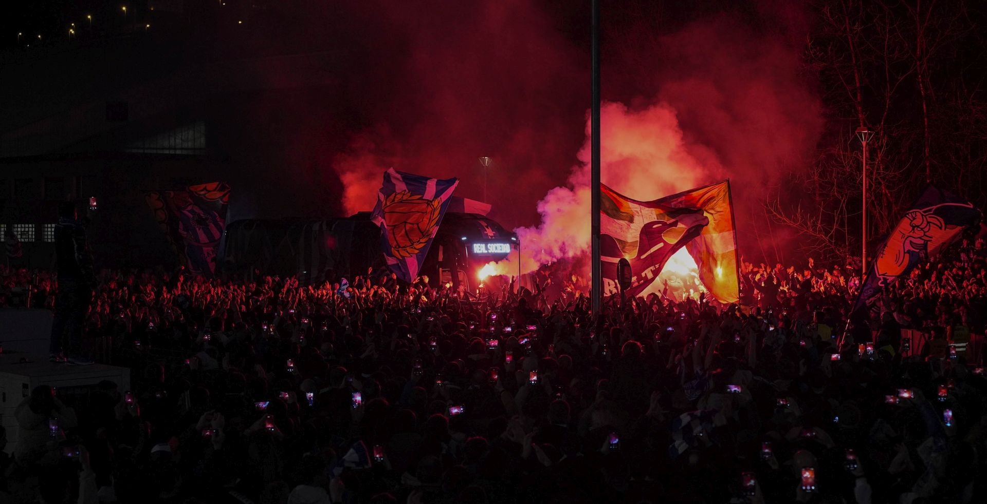 Histórico recibimiento a la Real Sociedad en Anoeta
