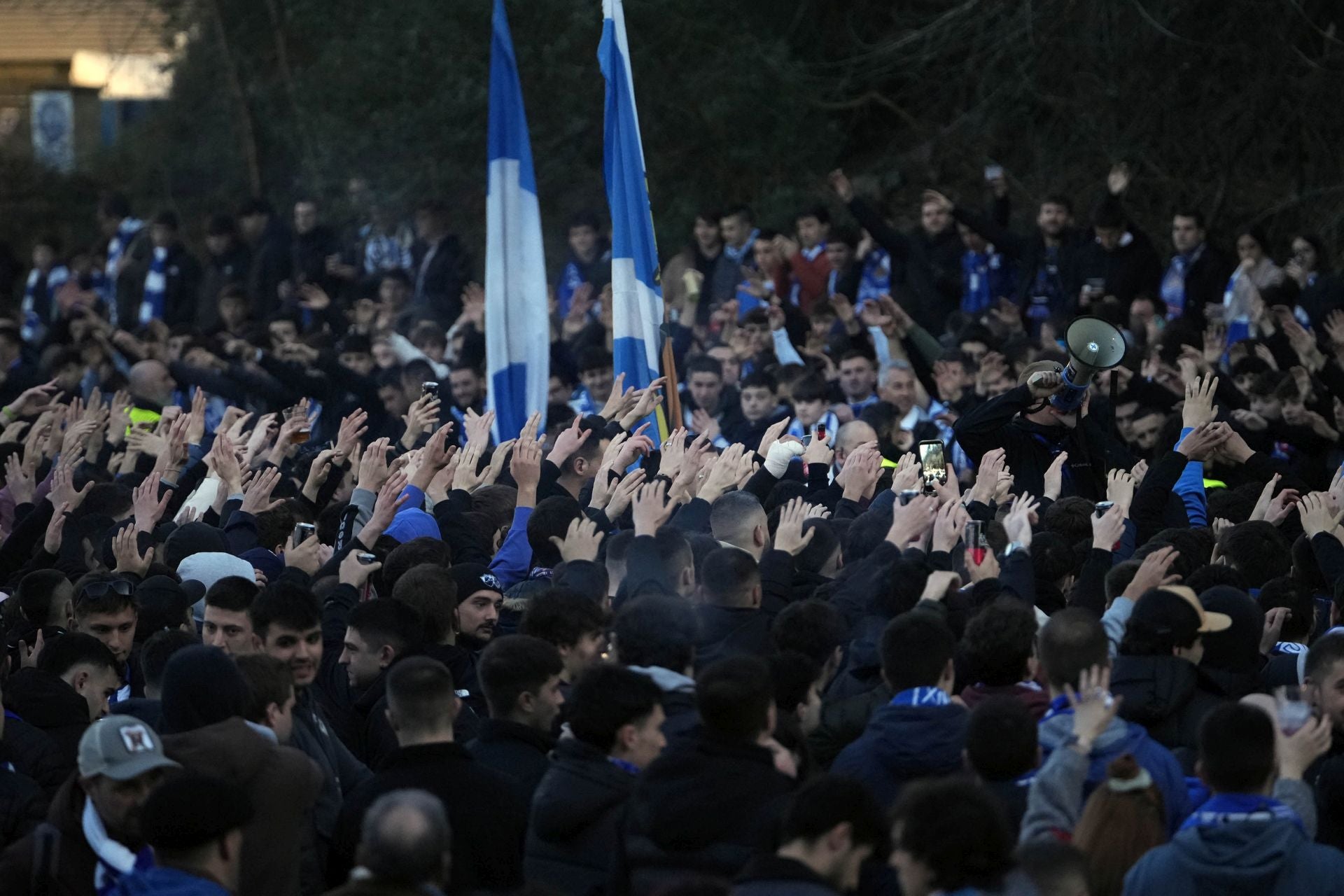 Histórico recibimiento a la Real Sociedad en Anoeta