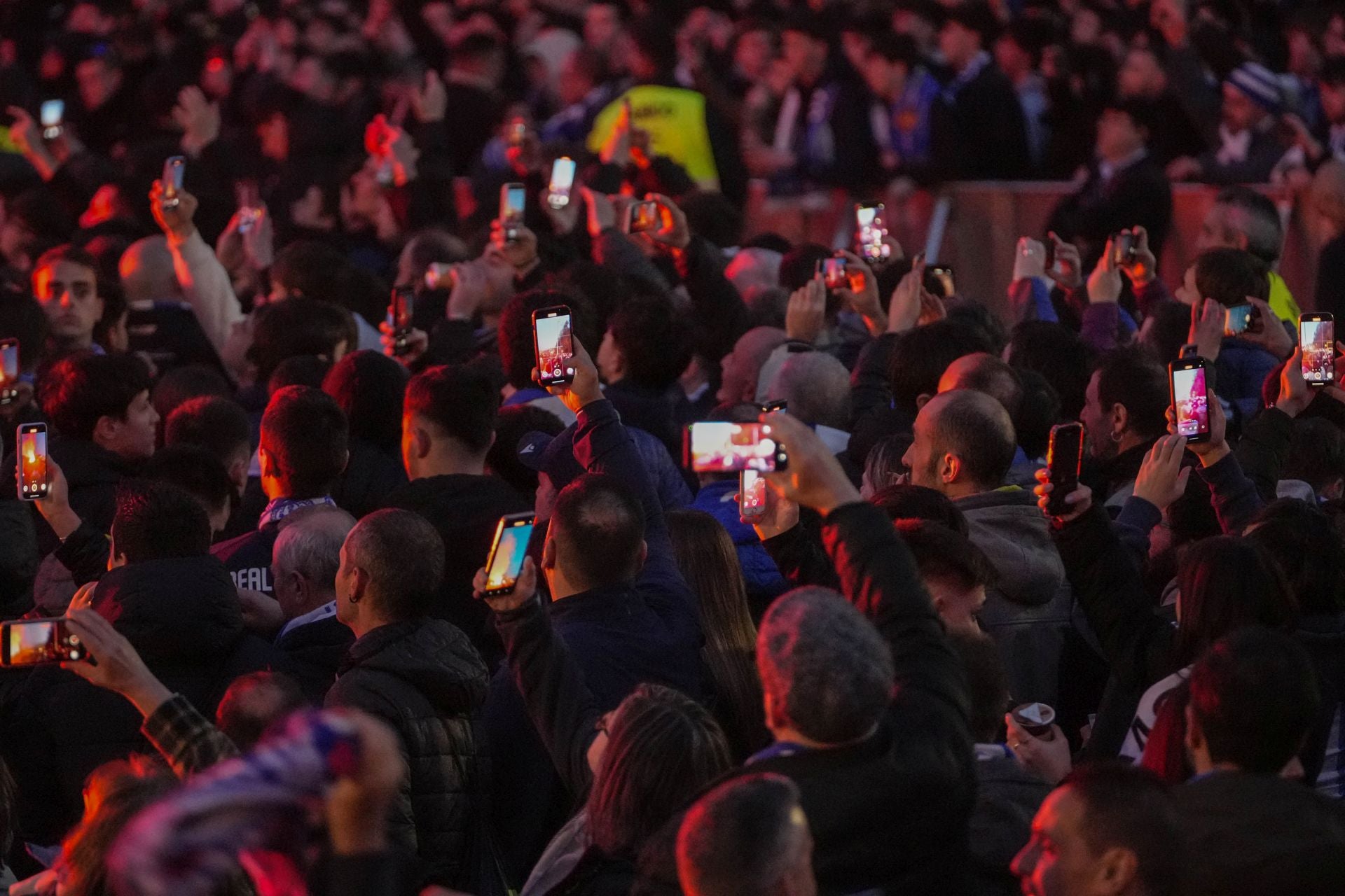 Histórico recibimiento a la Real Sociedad en Anoeta