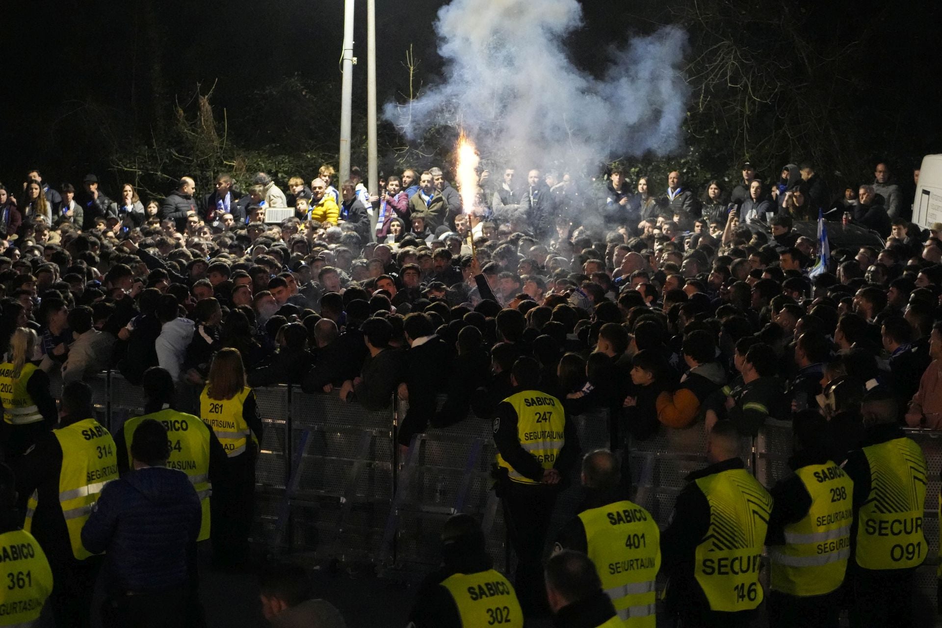 Histórico recibimiento a la Real Sociedad en Anoeta