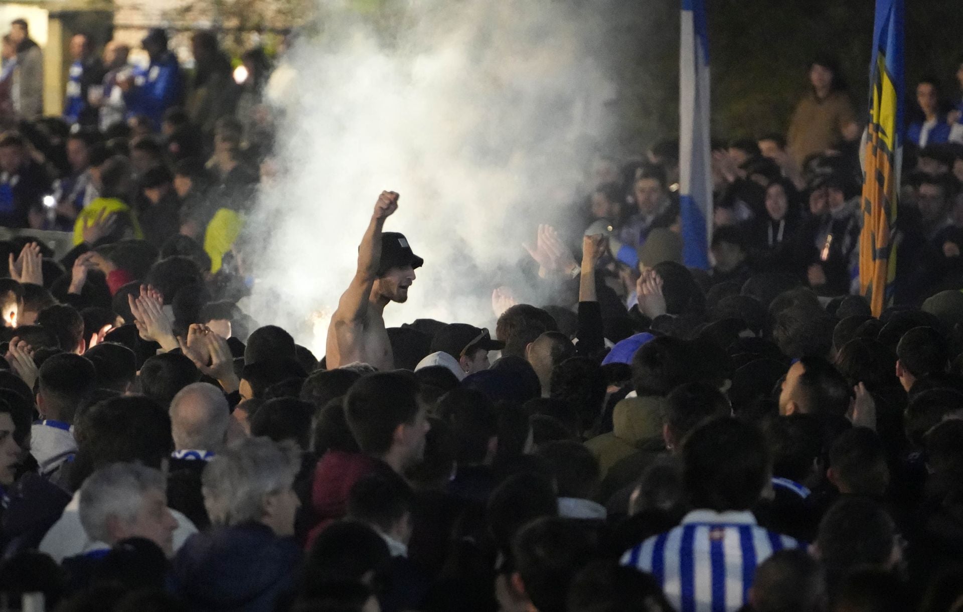 Histórico recibimiento a la Real Sociedad en Anoeta