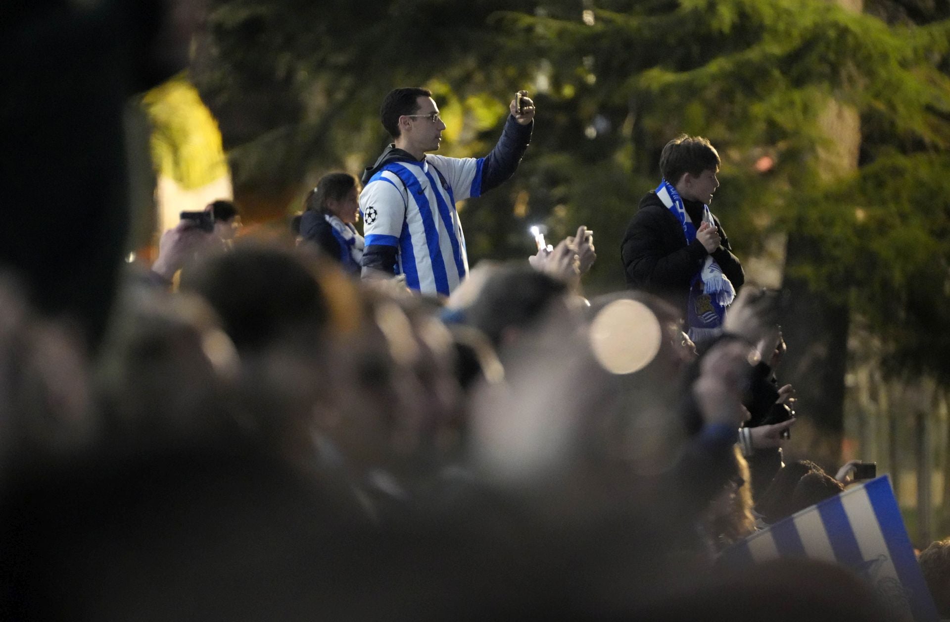 Histórico recibimiento a la Real Sociedad en Anoeta
