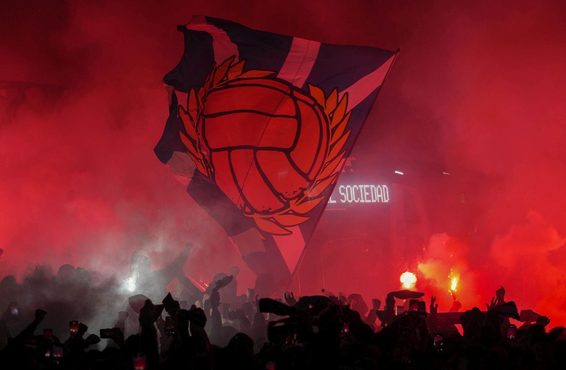 Histórico recibimiento a la Real Sociedad en Anoeta