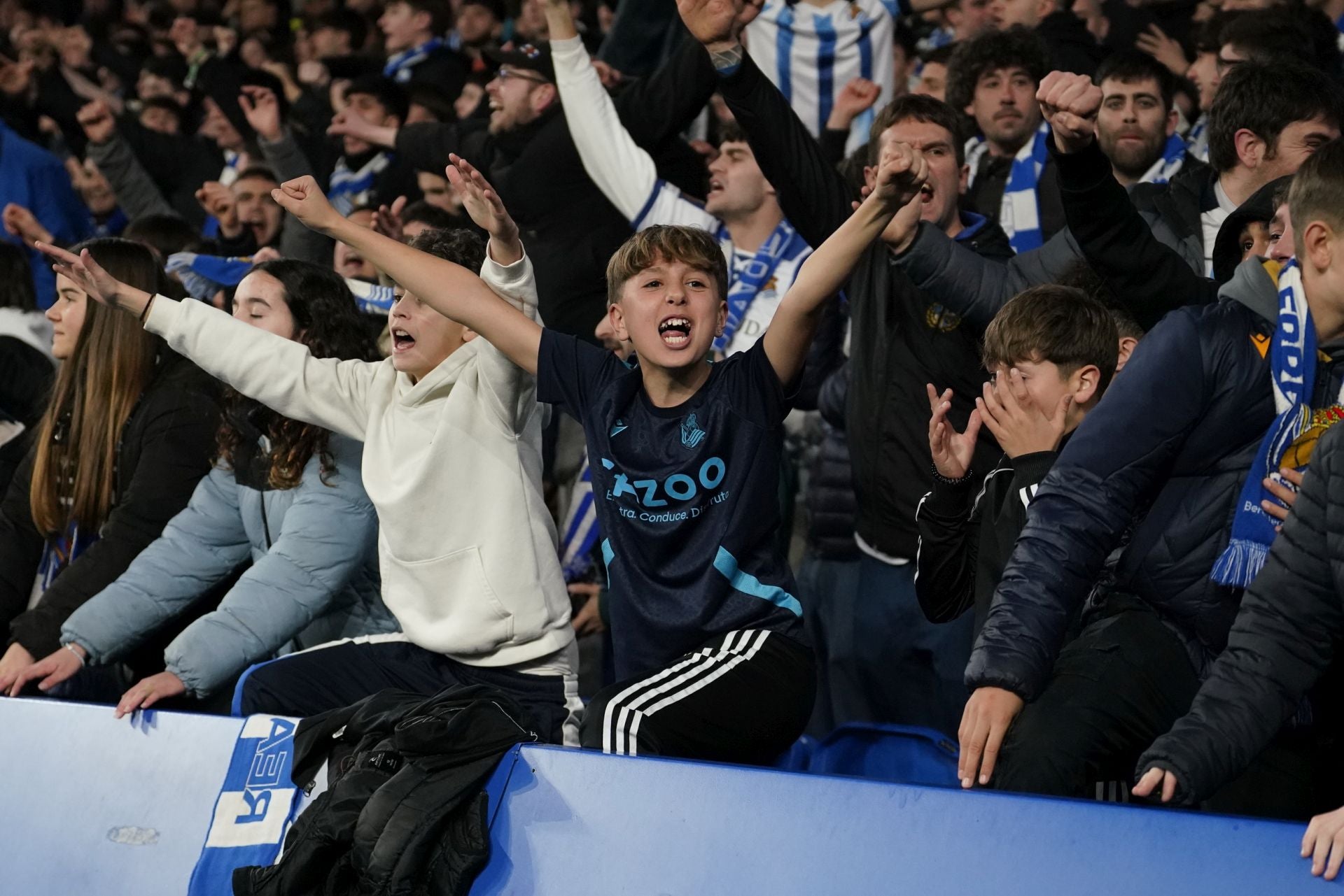 ¿Has estado en el Reale Arena? Búscate en la grada
