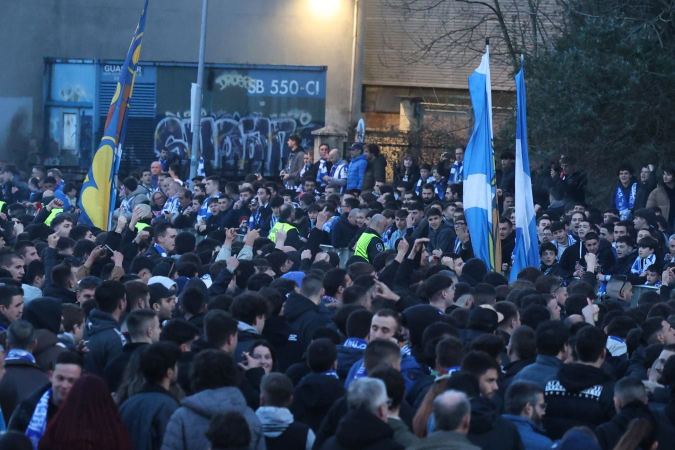 Histórico recibimiento a la Real Sociedad en Anoeta
