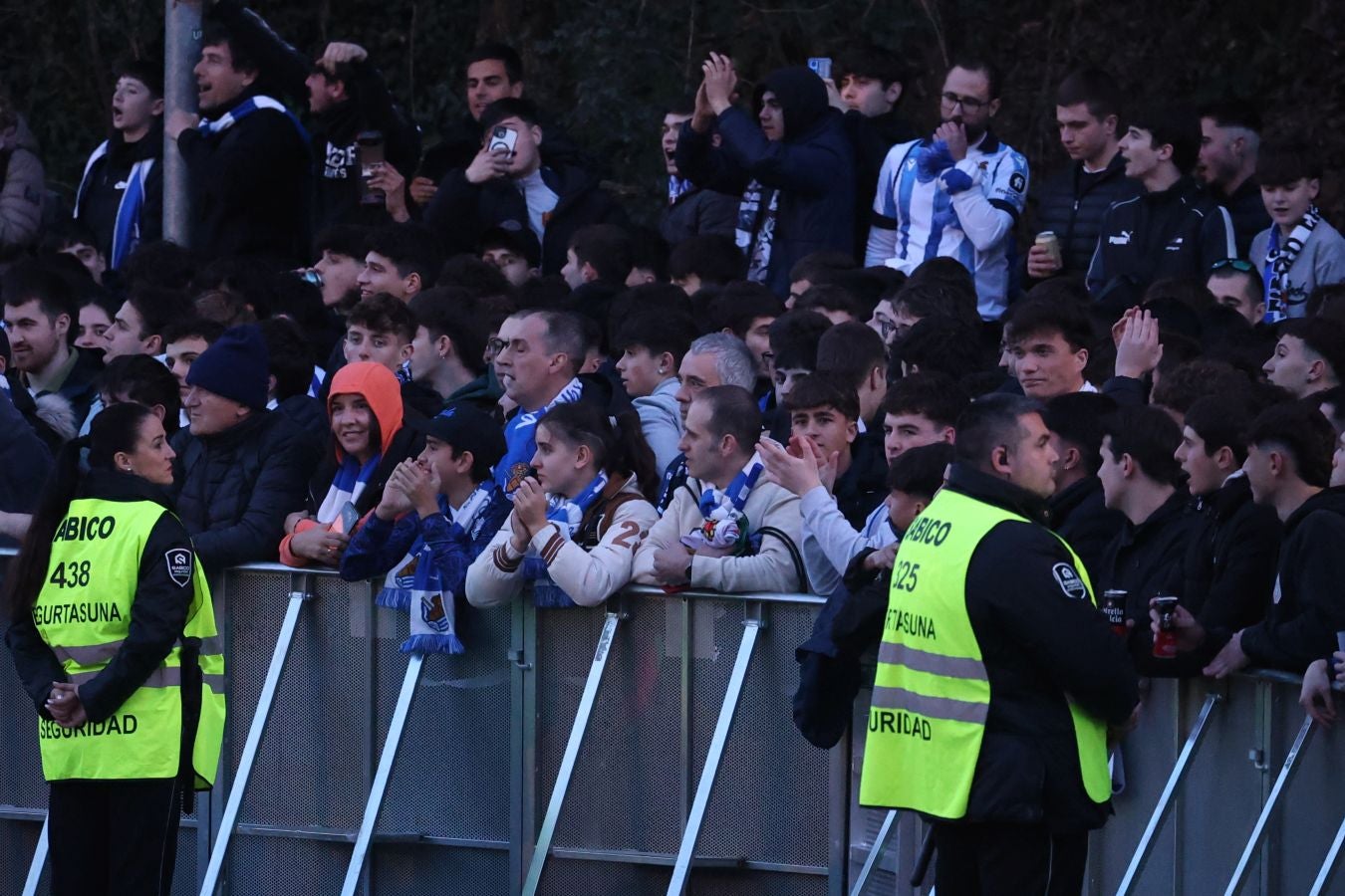 Histórico recibimiento a la Real Sociedad en Anoeta