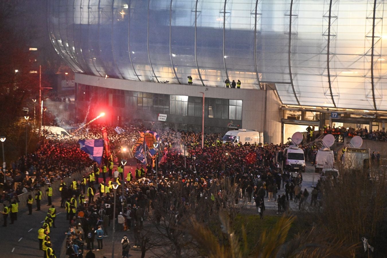Histórico recibimiento a la Real Sociedad en Anoeta