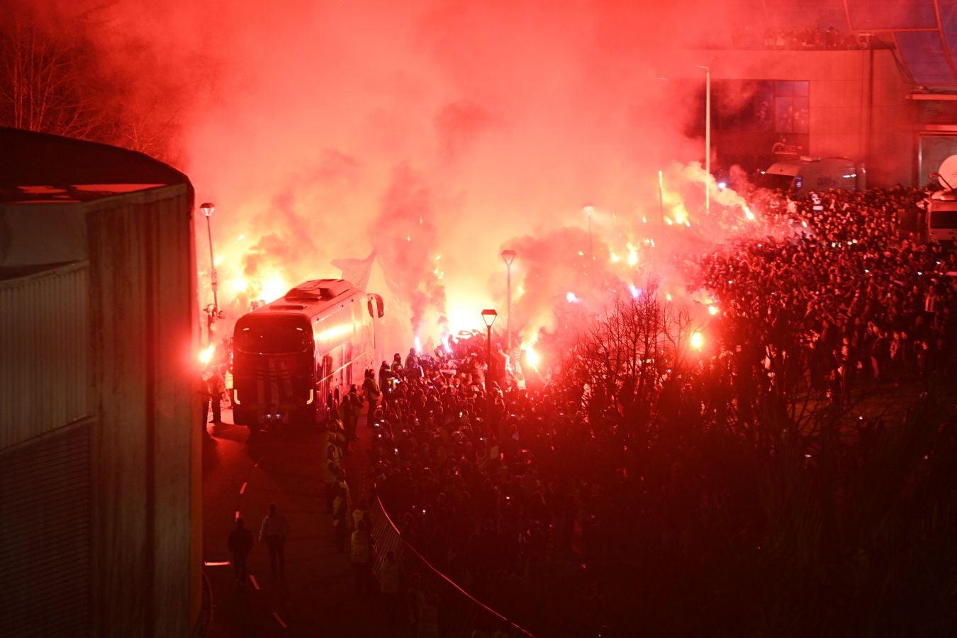 Histórico recibimiento a la Real Sociedad en Anoeta