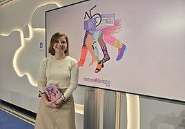 La concejala de Igualdad, Ane Oyarbide, este viernes en el Ayuntamiento.