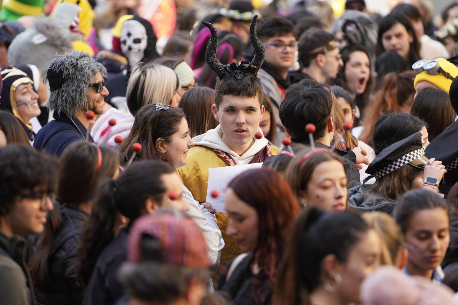 Animadas &#039;mañanitas&#039; carnavaleras en San Sebastián