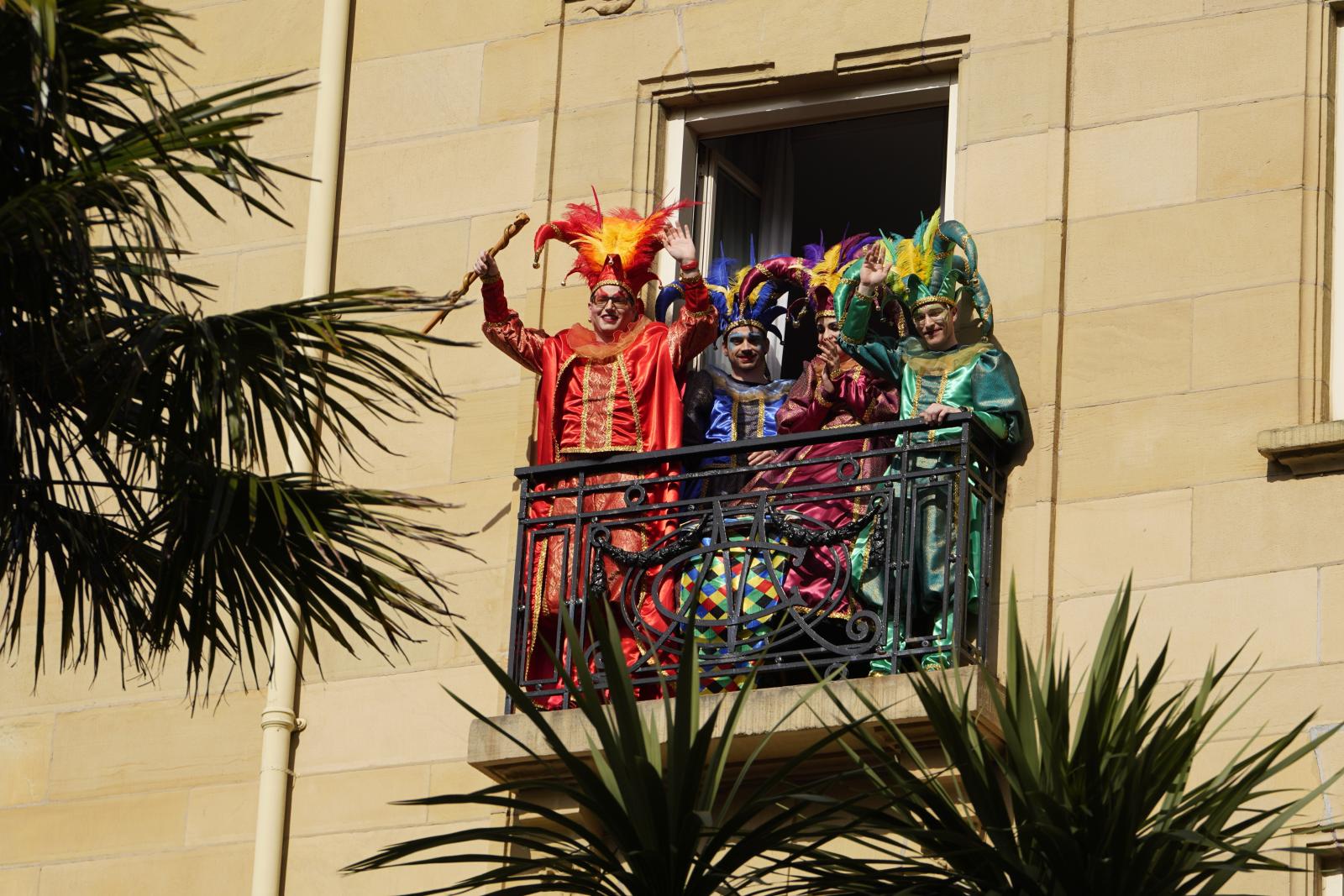 Animadas &#039;mañanitas&#039; carnavaleras en San Sebastián