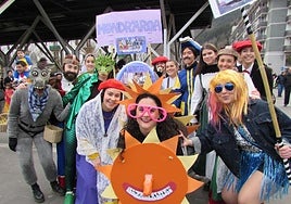 Gran ambiente en el desfile del carnaval de Arrasate