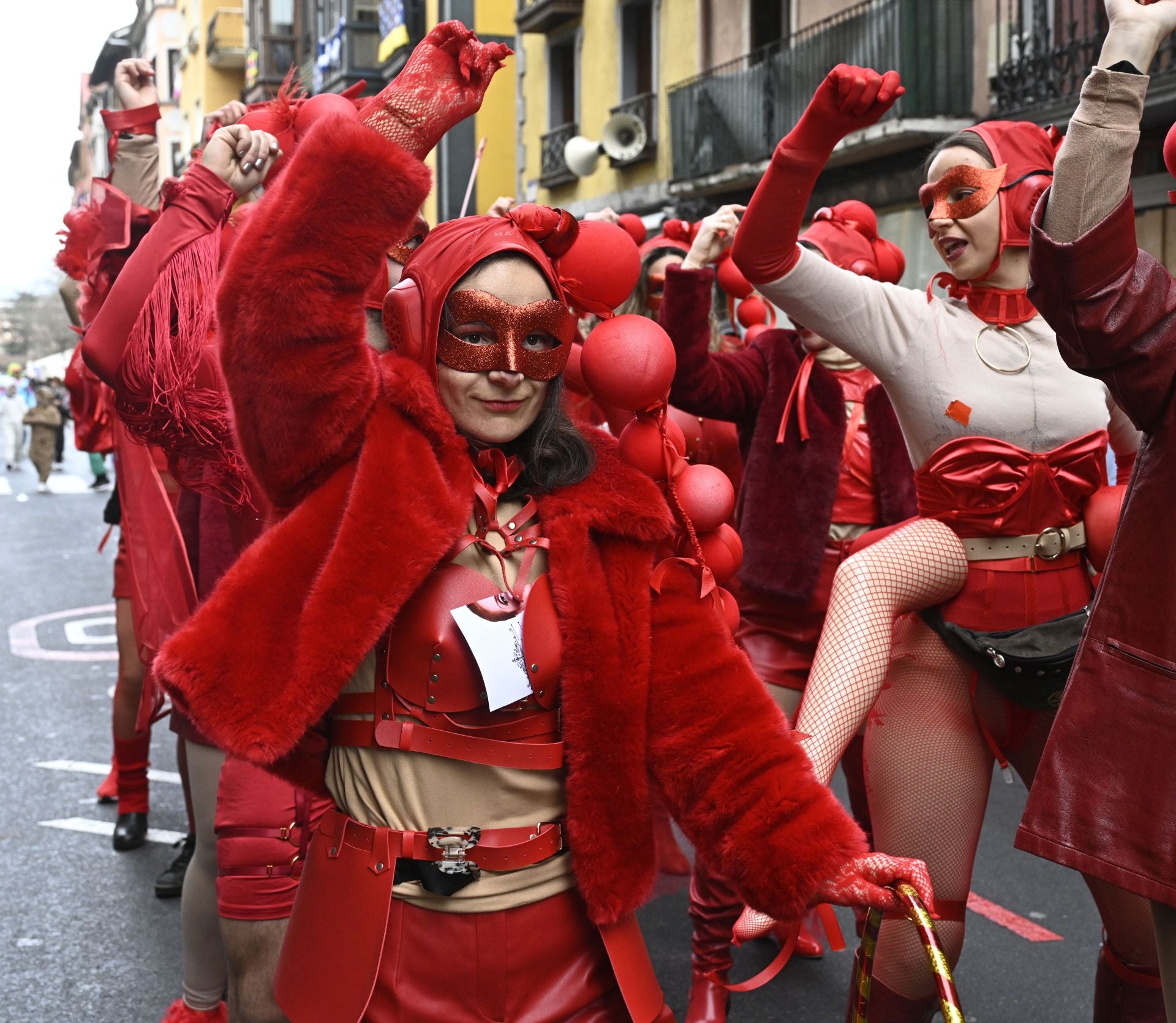 La barandilla de la Concha en Tolosa gracias al Carnaval