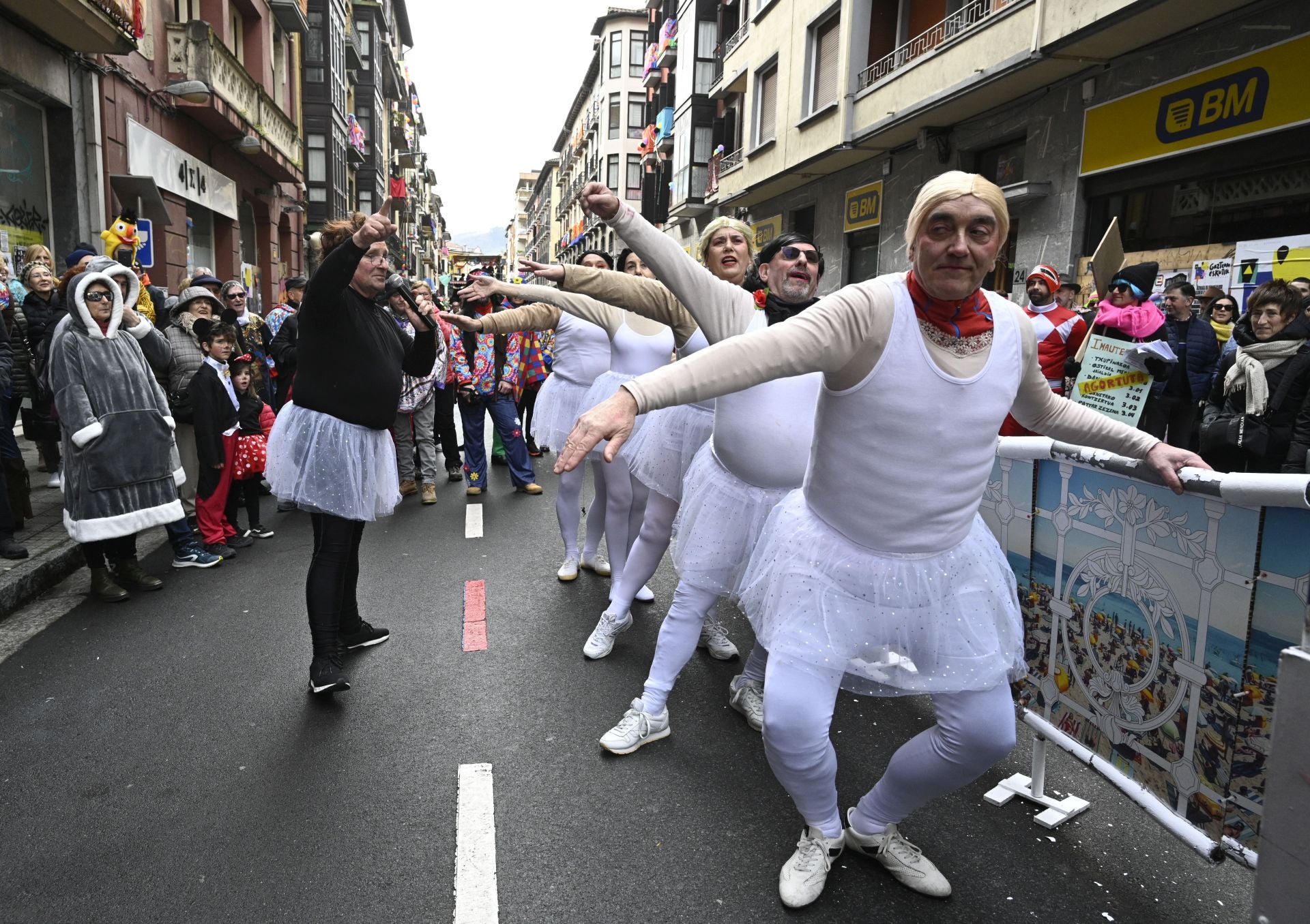 La barandilla de la Concha en Tolosa gracias al Carnaval