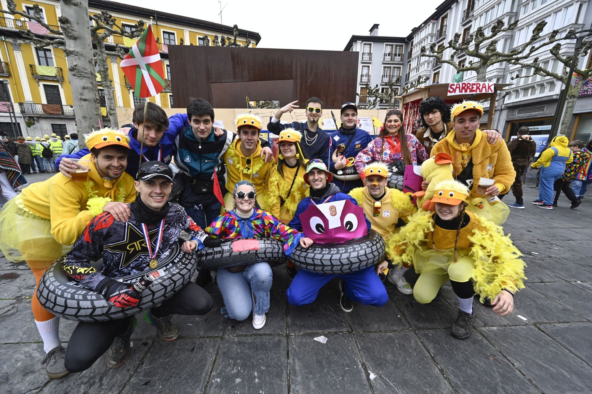 La barandilla de la Concha en Tolosa gracias al Carnaval