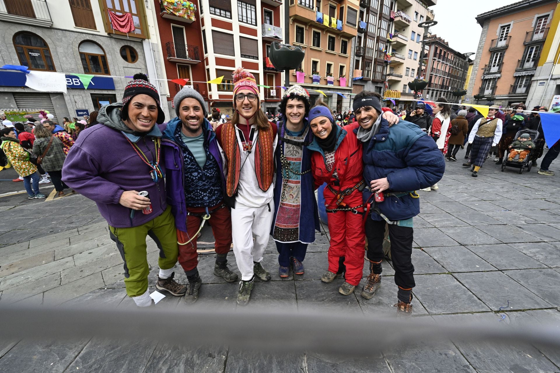 La barandilla de la Concha en Tolosa gracias al Carnaval