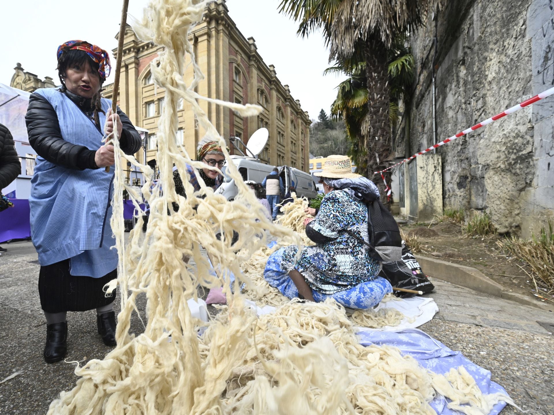 La barandilla de la Concha en Tolosa gracias al Carnaval