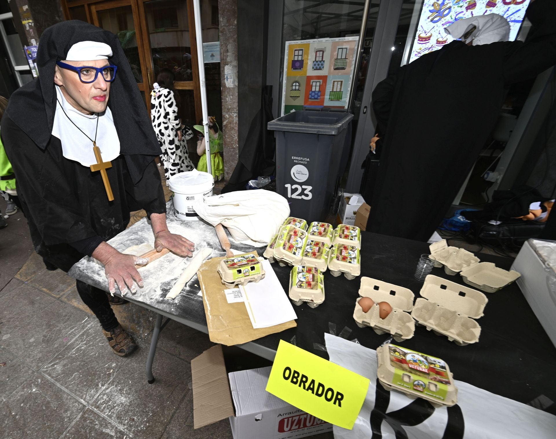 La barandilla de la Concha en Tolosa gracias al Carnaval