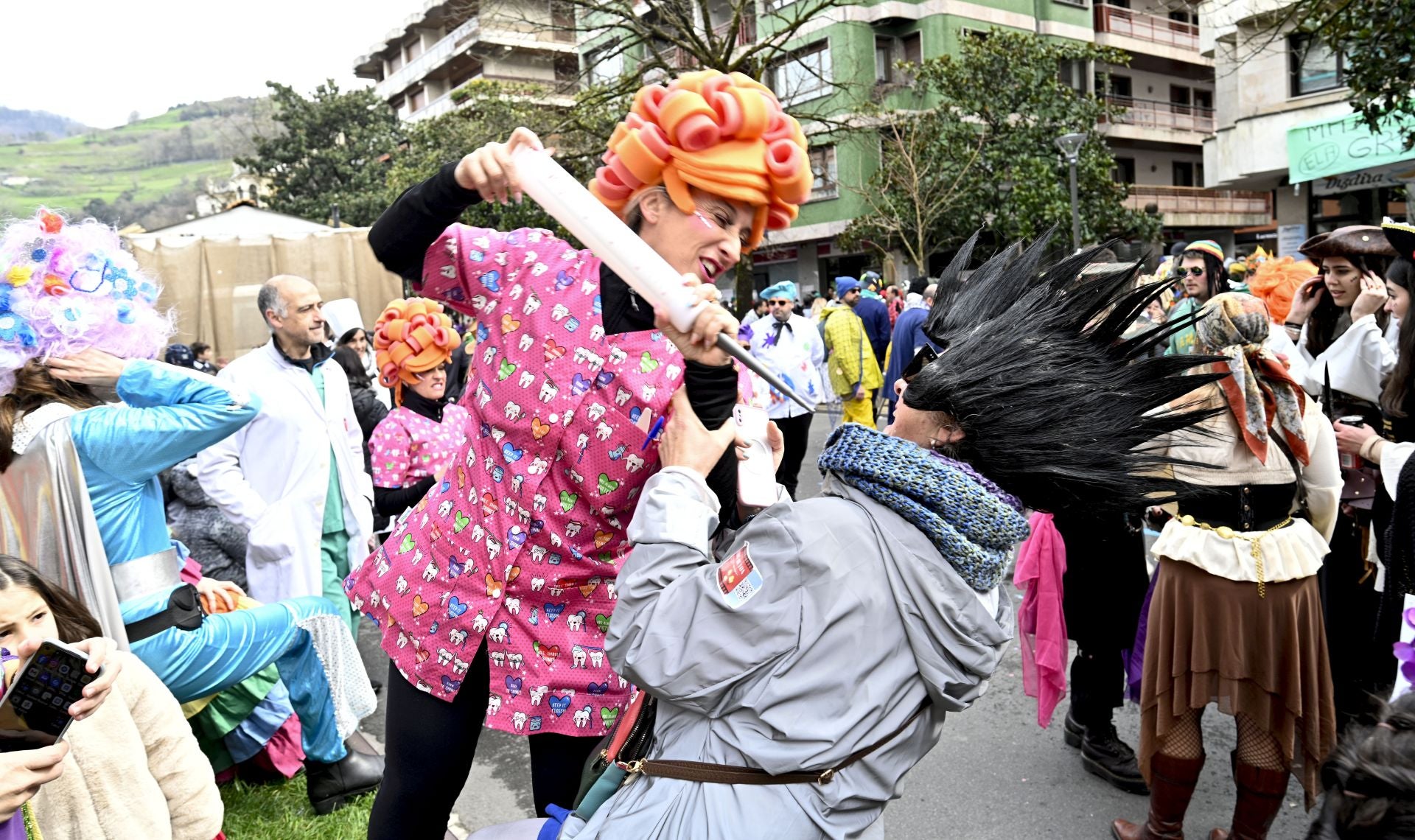 La barandilla de la Concha en Tolosa gracias al Carnaval
