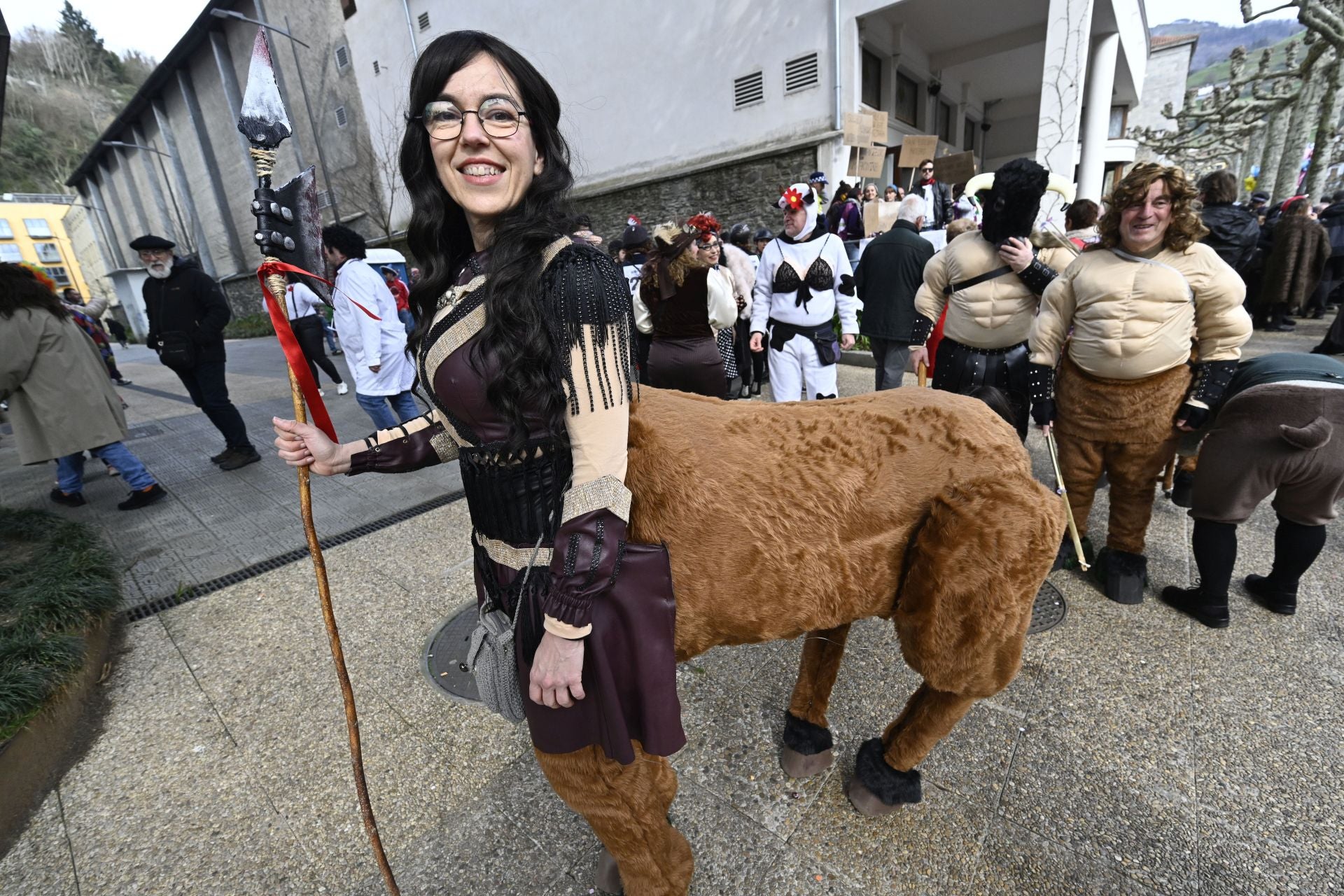 La barandilla de la Concha en Tolosa gracias al Carnaval