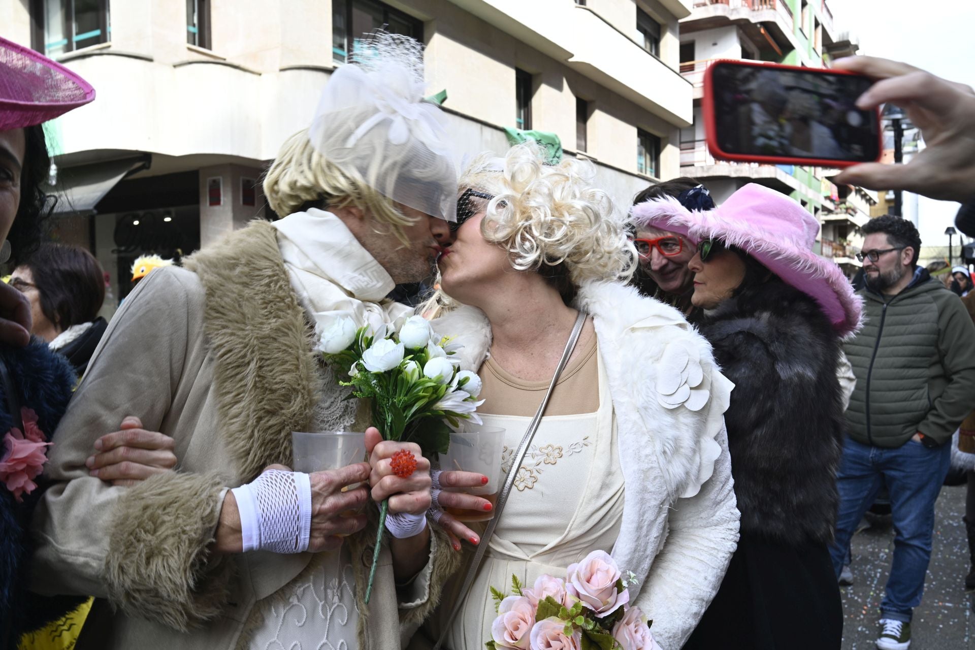 La barandilla de la Concha en Tolosa gracias al Carnaval