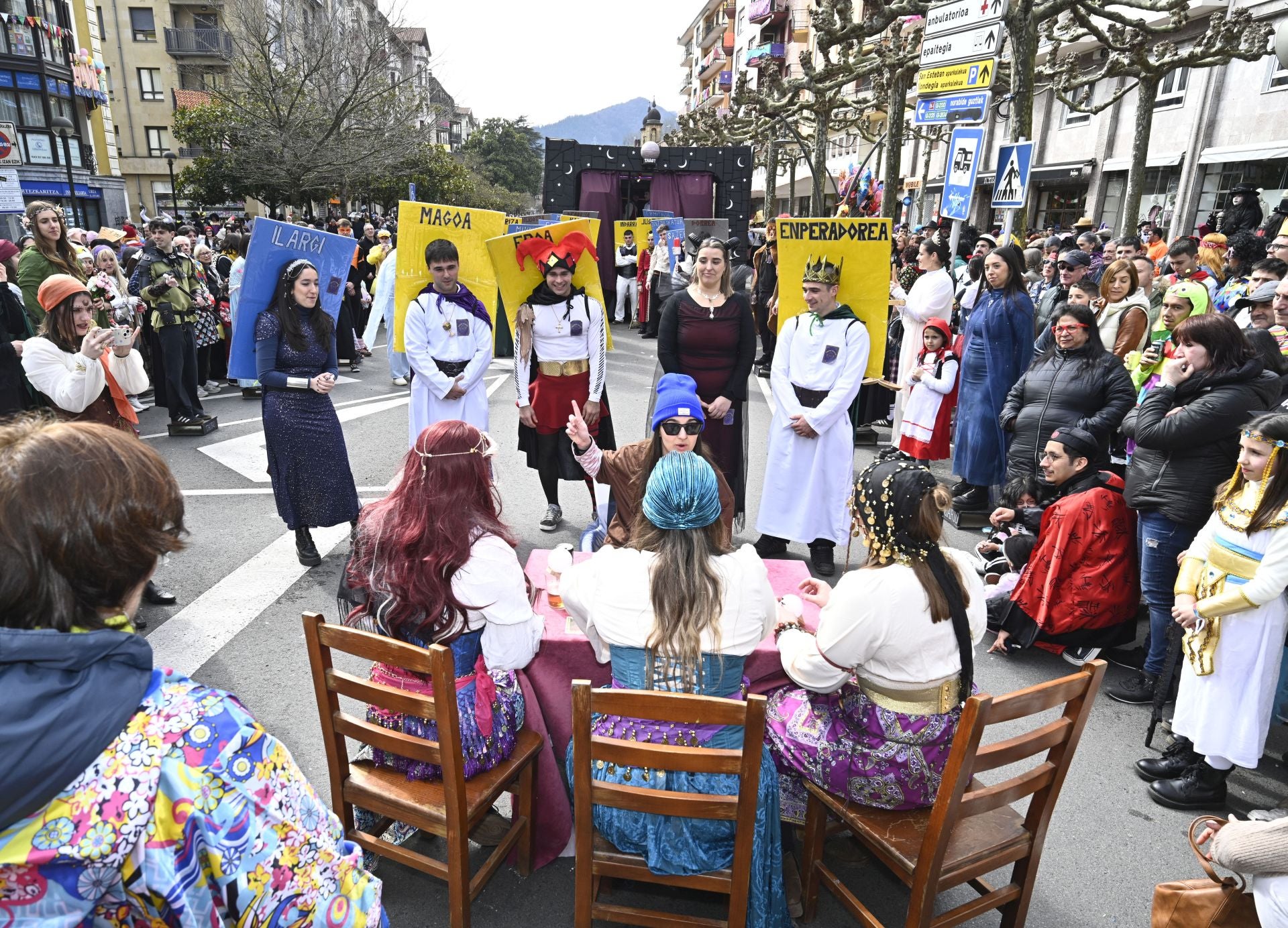 La barandilla de la Concha en Tolosa gracias al Carnaval