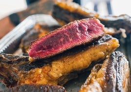 La txuleta, la carne de tres colores