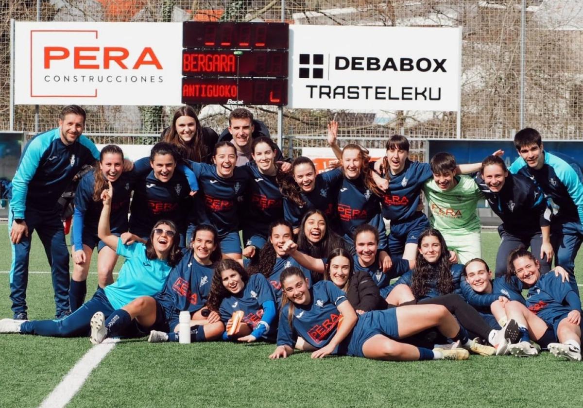 Las sénior del BKE golearon 4-0 a las líderes de Antiguoko en Agorrosin