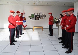 Homenaje a Montxo Doral de sus compañeros.