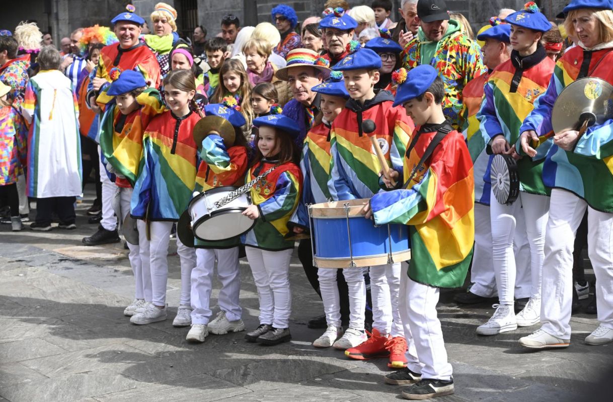 Remate festivo de los carnavales de Tolosa