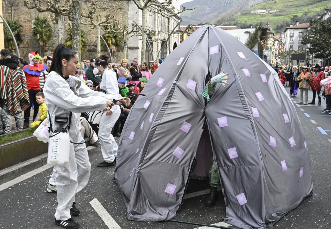 Remate festivo de los carnavales de Tolosa