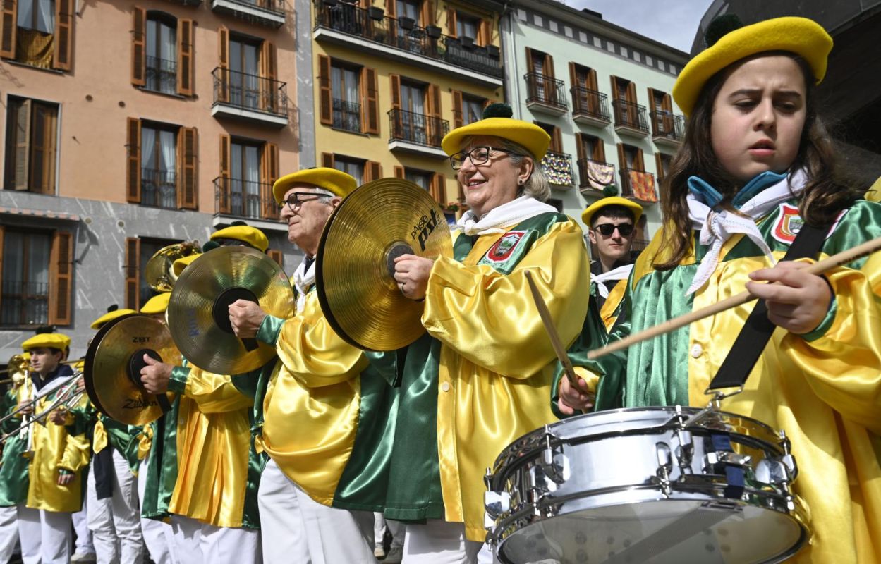Remate festivo de los carnavales de Tolosa