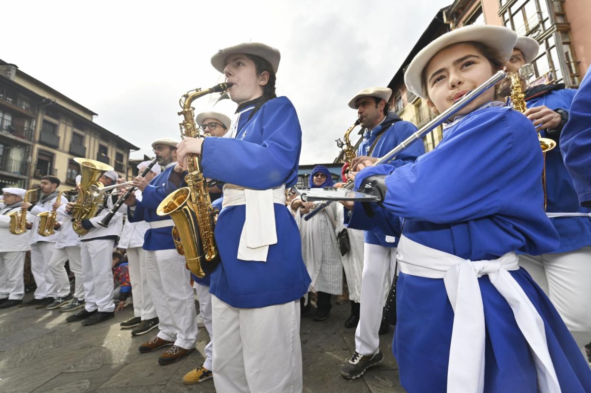 Remate festivo de los carnavales de Tolosa