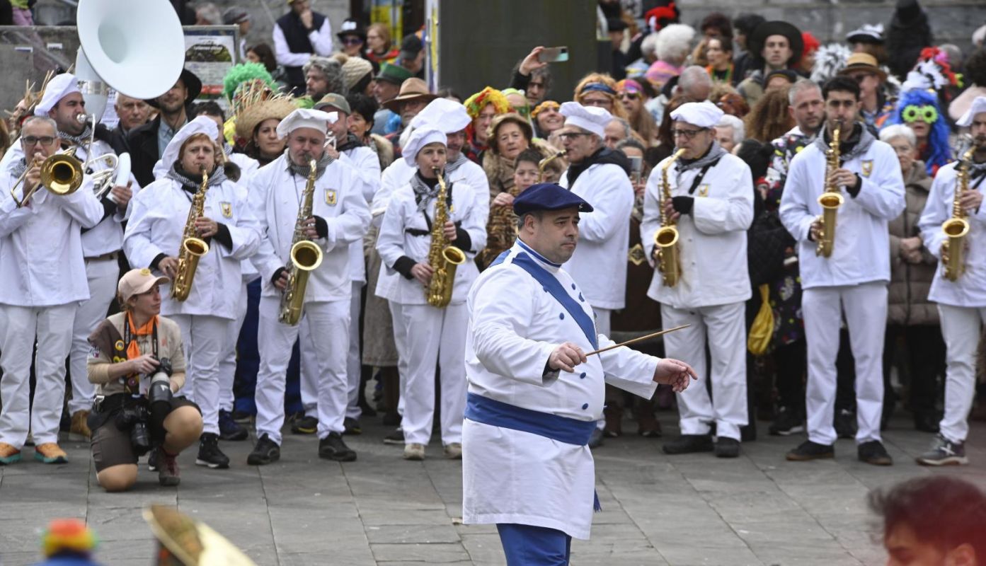 Remate festivo de los carnavales de Tolosa
