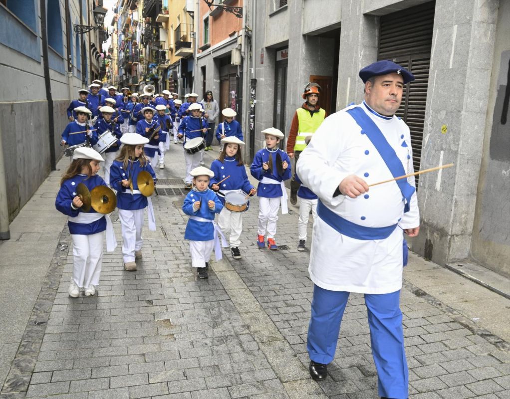 Remate festivo de los carnavales de Tolosa